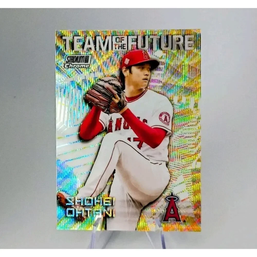 Shohei Ohtani #TOF-17 Stadium Club Team Of The Future REFRACTOR 2023